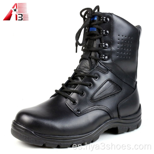 Bota militar de selva negra con tobillo alto